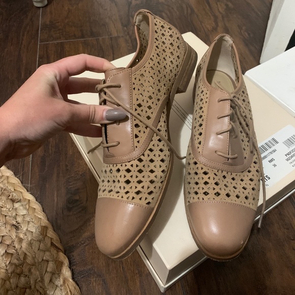 Michael Kors Leather Flat Loafers - Picture 3 of 4